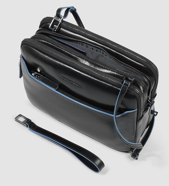Клатч с тремя отделениями и замком Piquadro AC6902B2R/N коричневый Piquadro, Артикул: AC6902B2R/N фото №1