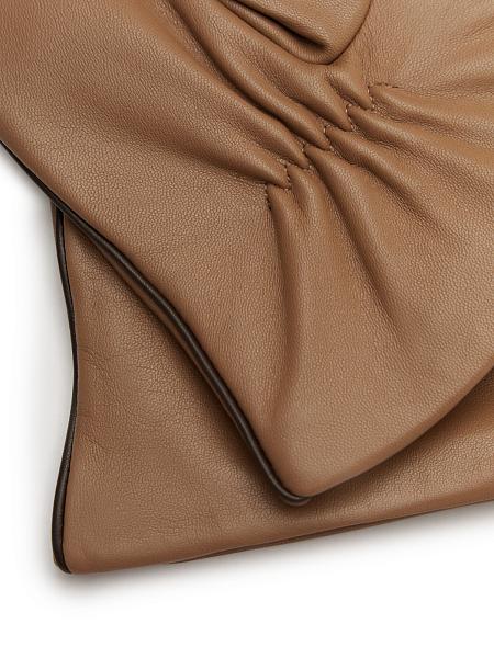 Перчатки женские 100% ш IS967 cream/d.brown Eleganzza, Артикул: IS967-65_01-00059 фото №1