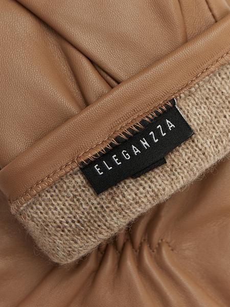 Перчатки женские 100% ш IS967 cream/d.brown Eleganzza, Артикул: IS967-75_01-00059 фото №1