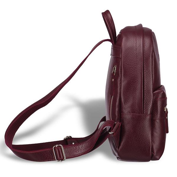 Женский стильный рюкзак BRIALDI Leonora (Леонора) relief cherry BR17482PI Бордовый Brialdi, Артикул: BR17482PI фото №1