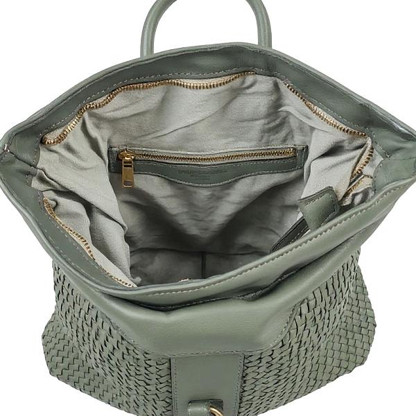 Рюкзак женская Conti UOMO зелёный Conti Uomo 421582 Green Conti Uomo, Артикул: 421582 Green фото №1