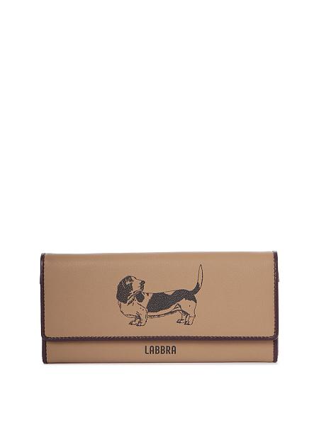 Кошелек Labbra L159-1656 coffee foam/d.plum Labbra, Артикул: L159-1656-01-00059636 фото №1