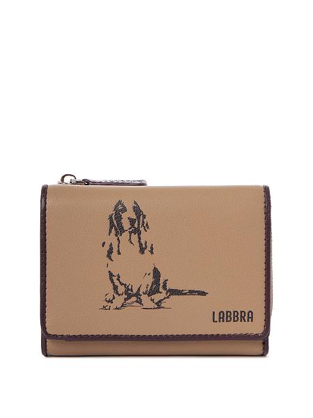 Кошелек Labbra L159-1194 coffee foam/d.plum Labbra, Артикул: L159-1194-01-00059638 фото №1