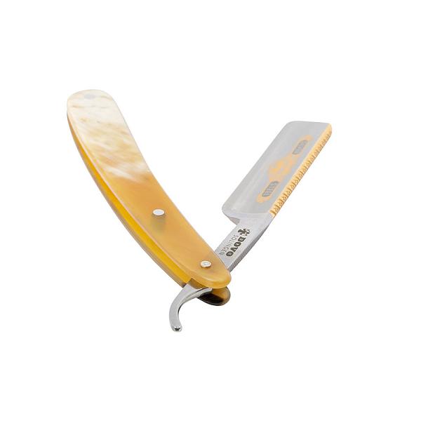 Бритва опасная Dovo, ручка - африканский коровий рог, 5/8", 1/1 12581194 DOVO, Артикул: 12581194 фото №1