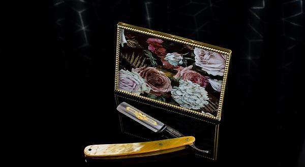 Бритва опасная Dovo, ручка - африканский коровий рог, 5/8", 1/1 12581194 DOVO, Артикул: 12581194 фото №1