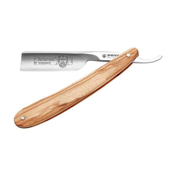 Бритва опасная Dovo, ручка - оливковое дерево, 5/8", 1/1 10580026 DOVO, Артикул: 10580026 фото №1