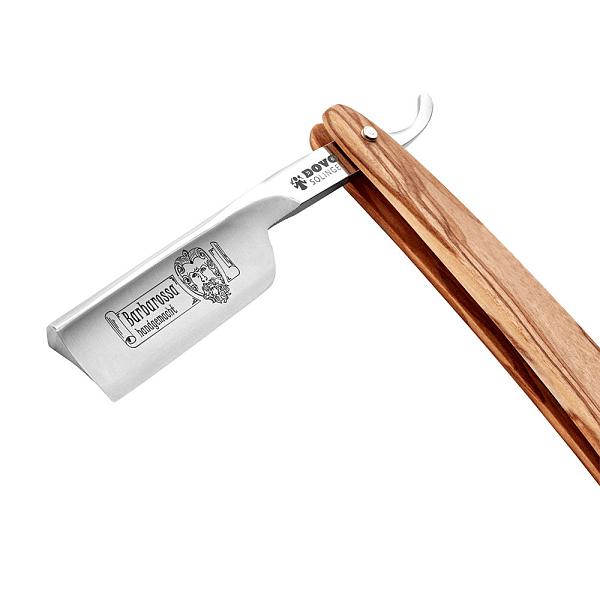 Бритва опасная Dovo, ручка - оливковое дерево, 5/8", 1/1 10580026 DOVO, Артикул: 10580026 фото №1