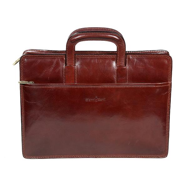 Портфель коричневый Gianni Conti 9401034 brown Gianni Conti, Артикул: 9401034 brown фото №1