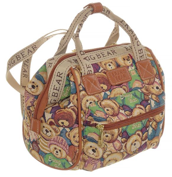 Сумка женская e-711 brown erang bear коричневый ERANG BEAR, Артикул: E-711 Brown фото №1