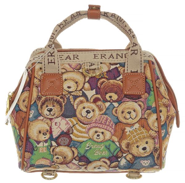 Сумка женская e-711 brown erang bear коричневый ERANG BEAR, Артикул: E-711 Brown фото №1