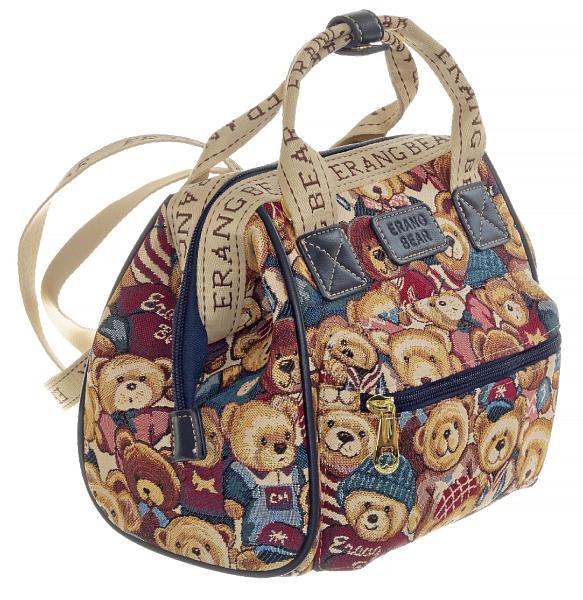 Сумка женская e-711 blue erang bear синий ERANG BEAR, Артикул: E-711 Blue фото №1