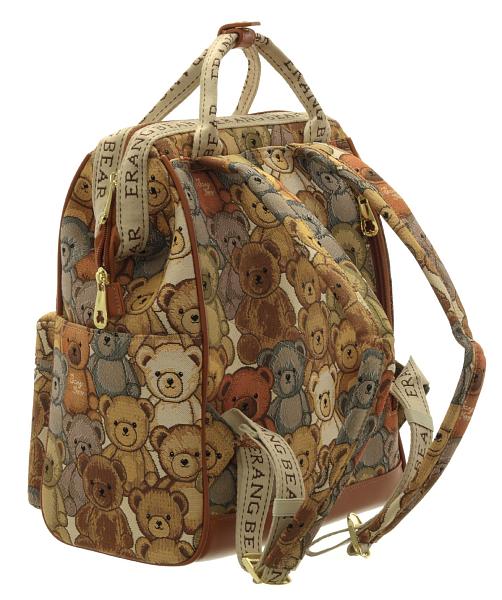 Рюкзак e-913 brown erang bear коричневый ERANG BEAR, Артикул: E-913 Brown фото №1