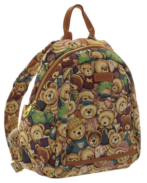 Рюкзак e-915 brown erang bear коричневый ERANG BEAR, Артикул: E-915 Brown фото №1