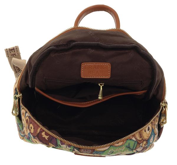 Рюкзак e-915 brown erang bear коричневый ERANG BEAR, Артикул: E-915 Brown фото №1
