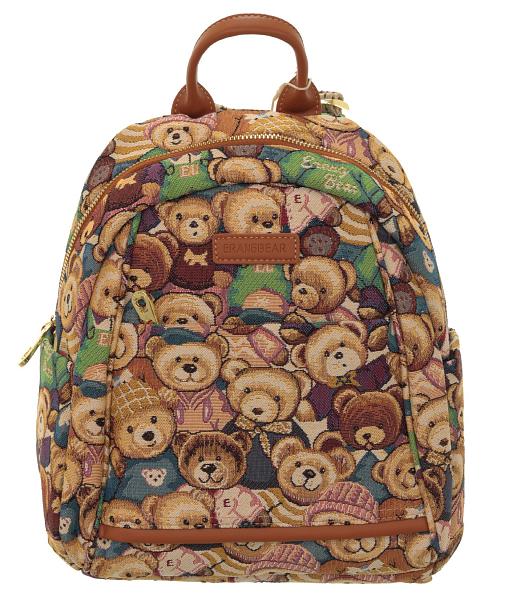 Рюкзак e-915 brown erang bear коричневый ERANG BEAR, Артикул: E-915 Brown фото №1