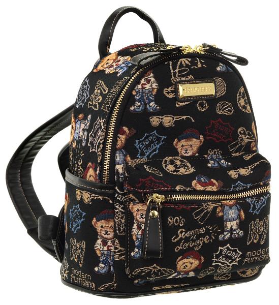 Рюкзак e-83 black erang bear чёрный ERANG BEAR, Артикул: E-83 Black фото №1