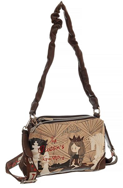 Женская сумка ml03503ce cafe miss lee коричневый MISS LEE, Артикул: ML03503CE Cafe фото №1