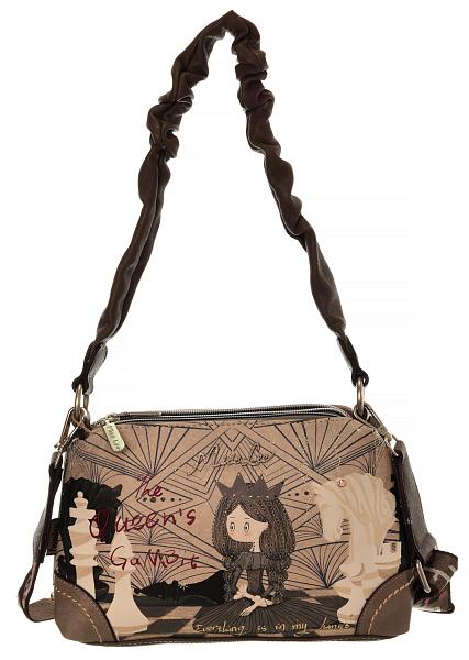 Женская сумка ml03503gs gris miss lee хаки MISS LEE, Артикул: ML03503GS Gris фото №1