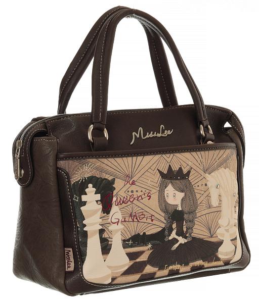 Женская сумка ml03506ce cafe miss lee коричневый MISS LEE, Артикул: ML03506CE Cafe фото №1