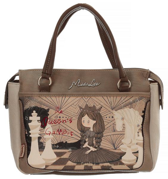 Женская сумка ml03506gs gris miss lee хаки MISS LEE, Артикул: ML03506GS Gris фото №1