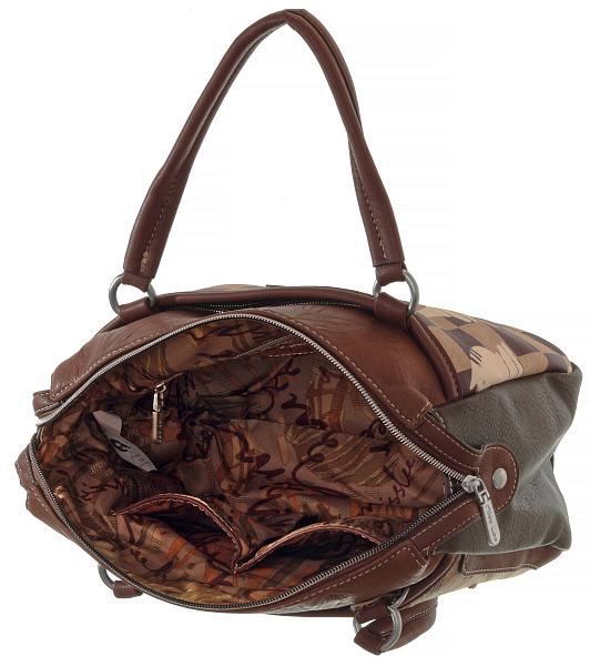 Женская сумка ml03506mn marron miss lee тёмно-бежевый MISS LEE, Артикул: ML03506MN Marron фото №1