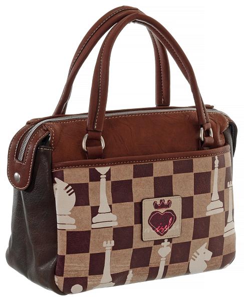 Женская сумка ml03506mn marron miss lee тёмно-бежевый MISS LEE, Артикул: ML03506MN Marron фото №1