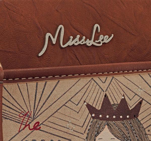 Женская сумка ml03506mn marron miss lee тёмно-бежевый MISS LEE, Артикул: ML03506MN Marron фото №1