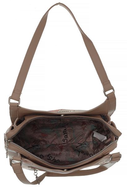 Женская сумка mr04509 almendra miss sarah светло-бежевый MISS SARAH, Артикул: MR04509 Almendra фото №1