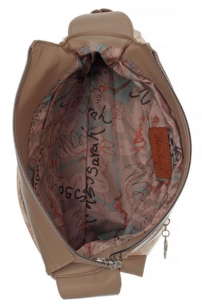 Женская сумка mr05605aa almendra miss sarah светло-бежевый MISS SARAH, Артикул: MR05605AA Almendra фото №1