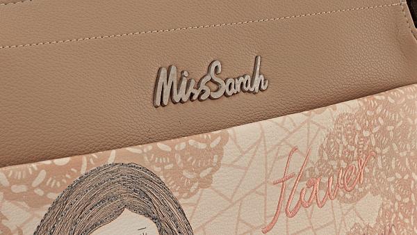 Женская сумка mr05605aa almendra miss sarah светло-бежевый MISS SARAH, Артикул: MR05605AA Almendra фото №1