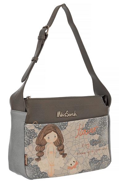 Женская сумка mr05605al azul miss sarah голубой MISS SARAH, Артикул: MR05605AL Azul фото №1