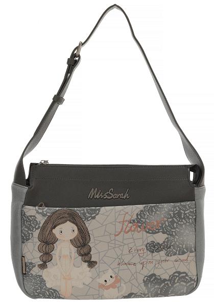 Женская сумка mr05605al azul miss sarah голубой MISS SARAH, Артикул: MR05605AL Azul фото №1