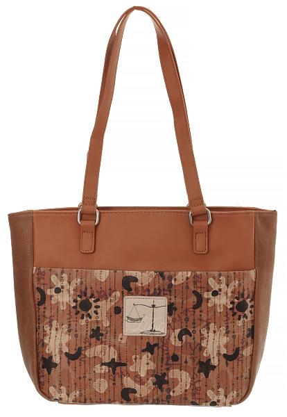 Женская сумка mr05404 marron miss sarah тёмно-бежевый MISS SARAH, Артикул: MR05404 Marron фото №1