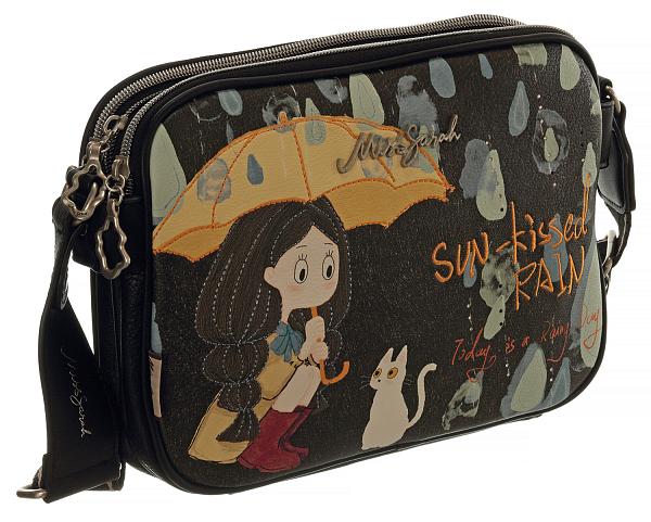 Женская сумка mr04309 negro miss sarah чёрный MISS SARAH, Артикул: MR04309 Negro фото №1
