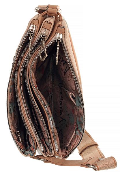Женская сумка mr04405 almendra miss sarah светло-бежевый MISS SARAH, Артикул: MR04405 Almendra фото №1
