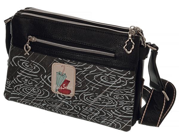 Женская сумка mr04405 negro miss sarah чёрный MISS SARAH, Артикул: MR04405 Negro фото №1