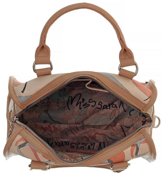 Женская сумка mr04506 almendra miss sarah светло-бежевый MISS SARAH, Артикул: MR04506 Almendra фото №1