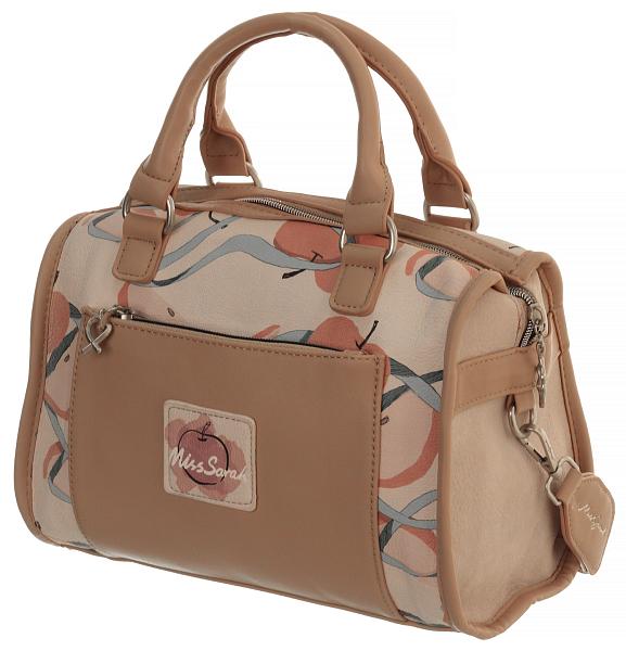 Женская сумка mr04506 almendra miss sarah светло-бежевый MISS SARAH, Артикул: MR04506 Almendra фото №1