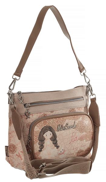 Женская сумка mr05604aa almendra miss sarah светло-бежевый MISS SARAH, Артикул: MR05604AA Almendra фото №1