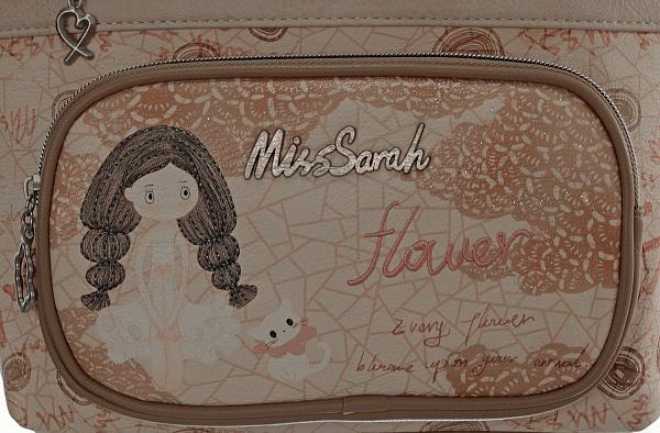 Женская сумка mr05604aa almendra miss sarah светло-бежевый MISS SARAH, Артикул: MR05604AA Almendra фото №1