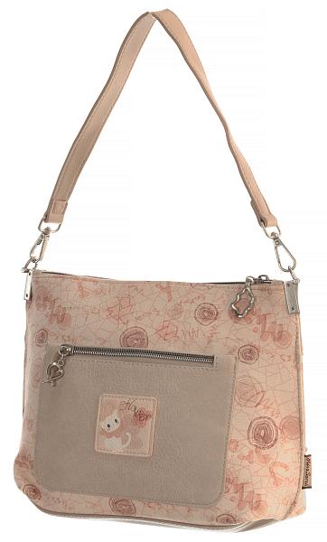 Женская сумка mr05604be beige miss sarah бежевый MISS SARAH, Артикул: MR05604BE Beige фото №1