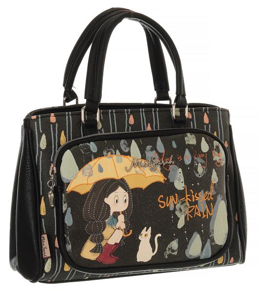 Женская сумка mr04302 negro miss sarah чёрный MISS SARAH, Артикул: MR04302 Negro фото №1