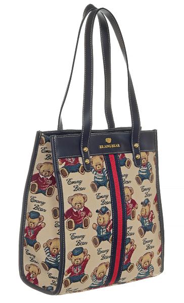 Сумка женская e-32 blue erang bear синий ERANG BEAR, Артикул: E-32 Blue фото №1