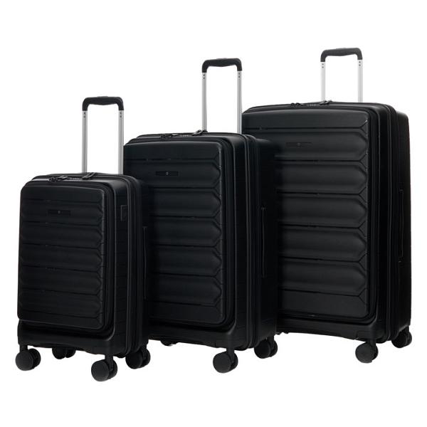 Комплект Чемоданов черный Verage GM24061WPII  20/25/29 bla Verage, Артикул: GM24061WPII  20/25/29 bla фото №1
