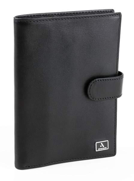 Обложка для автодокументов мужская кожаная Alvorada 2003 black Alvorada, Артикул: 2003 black фото №1
