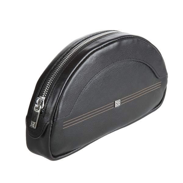 Кожаная косметичка Sergio Belotti, Артикул: 3089 west black фото №1