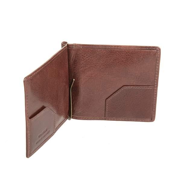 Зажим для денег мужской кожаный Gianni Conti 707466 brown Gianni Conti, Артикул: 707466 brown фото №1