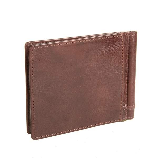 Зажим для денег мужской кожаный Gianni Conti 707466 brown Gianni Conti, Артикул: 707466 brown фото №1