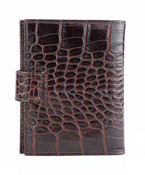 Визитница мужская кожаная Alvorada 3001n brown croco Alvorada, Артикул: 3001n brown croco фото №1