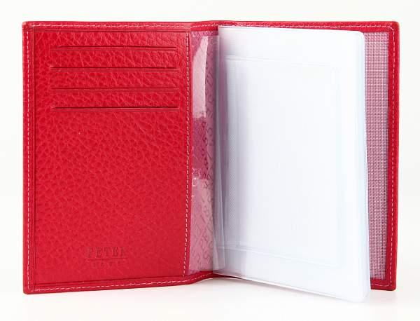 Обложка для автодокументов женская кожаная Petek 584.46B.44 Petek, Артикул: 584.46B.44 фото №1